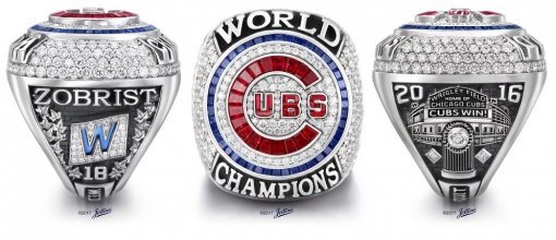 시카고 컵스 월드시리즈 우승 반지. 사진=시카고 컵스 트위터 캡처