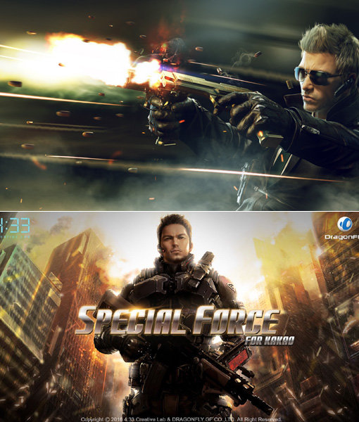 스마일게이트의 ‘탄:끝없는 전장’(위)은 전세계 누적회원 6억5000만명인 글로벌 PC온라인게임 ‘크로스파이어’를 기반으로 PC게임과 같은 고품질 그래픽과 긴장감 있는 플레이 방식을 구현했다. 네시삼십삼분의 ‘스페셜포스 for Kakao’는 79주 연속 PC 사용 순위 1위, 동시접속자수 13만명을 기록한 PC온라인게임 ‘스페셜포스’의 모바일 버전이다.사진제공|스마일게이트·네시삼십삼분