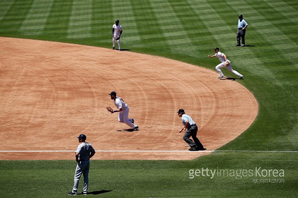 메이저리그 수비 시프트 장면. 사진=ⓒGettyimages이매진스