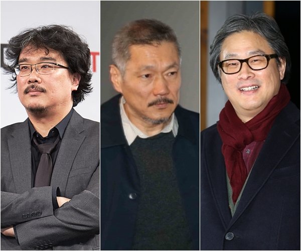 봉준호-홍상수-박찬욱 감독. 사진｜넷플릭스-동아닷컴DB