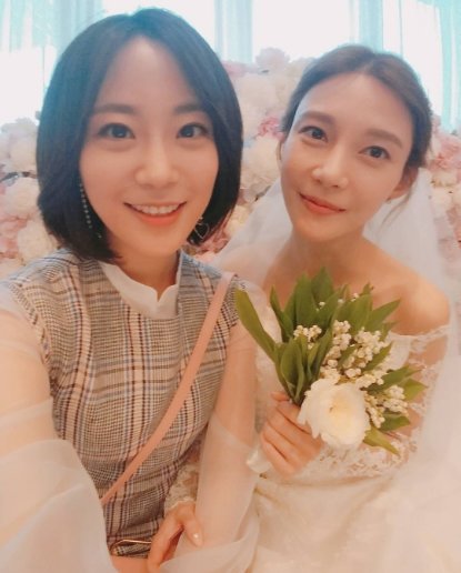 허영지-차예련. 사진|허영지 인스타그램
