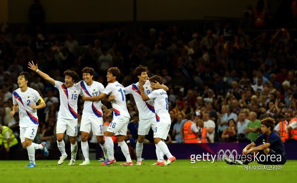 런던올림픽 축구대표팀. 사진=ⓒGettyimages이매진스