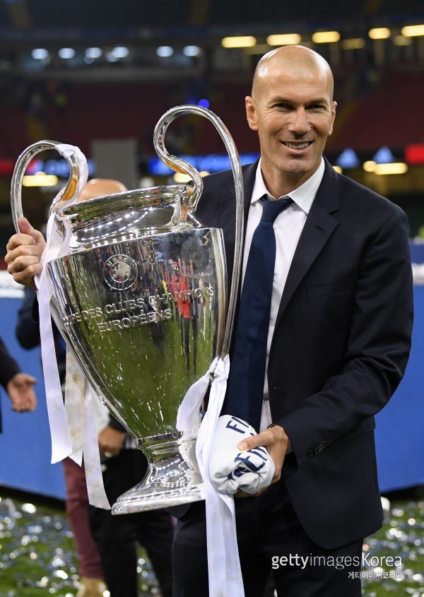 레알 마드리드 지단 감독. 사진=ⓒGettyimages이매진스