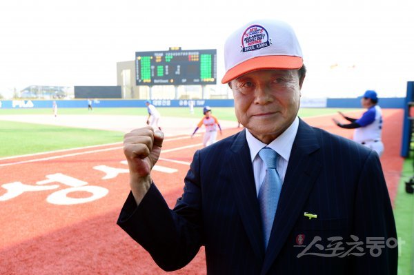 2017년 6월 9일 화성드림파크에서 한영관 한국리틀야구연맹 회장. 화성 | 김민성 기자 marineboy@donga.com