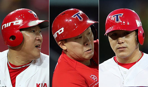 KIA 최형우-안치홍-김선빈(왼쪽부터). 사진제공|스포츠코리아