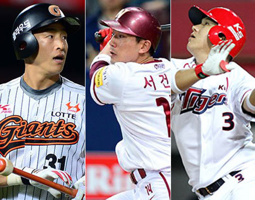 롯데 손아섭, 넥센 서건창, KIA 김선빈. 사진제공|스포츠동아DB·스포츠코리아