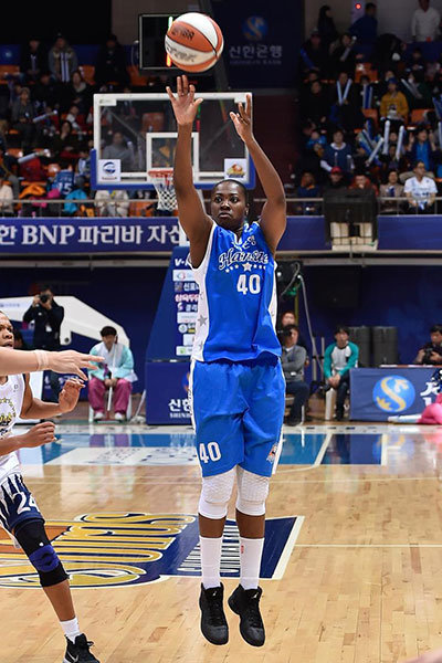 쉐키나 스트릭렌. 사진제공｜WKBL