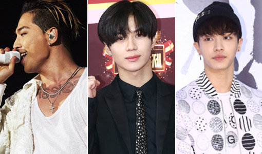 그룹 빅뱅 태양-샤이니 태민-하이라이트 이기광. 사진제공|YG엔터테인먼트·동아닷컴DB