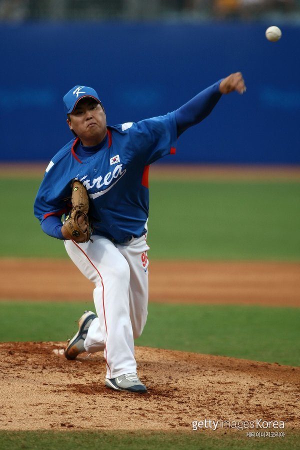 베이징 올림픽 당시 류현진. 사진=ⓒGettyimages이매진스