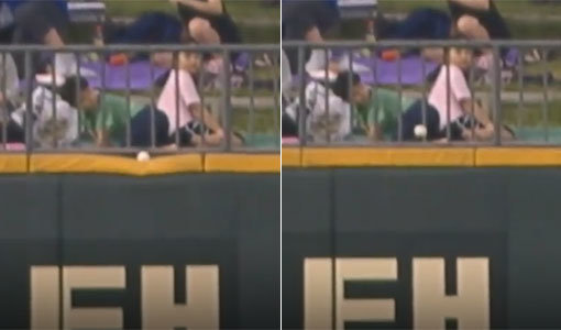 지난 21일 손아섭의 타구 장면. 사진｜MBC SPORTS+ 캡쳐