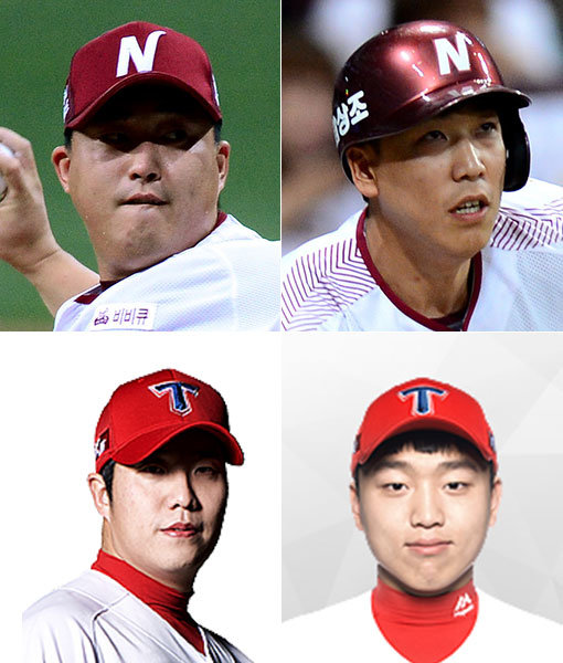 마감시한인 7월 31일 KIA와 넥센이 깜짝 트레이드를 성사시켰다. 넥센이 김세현과 유재신을 내주고, KIA에서 영건투수 이승호와 손동욱(왼쪽 상단부터 시계방향으로)을 데려왔다. 올 시즌 대권에 도전해야 하는 KIA와 미래를 생각해야 할 넥센의 계산이 맞아떨어진 결과다. 사진|스포츠동아DB·KIA 타이거즈