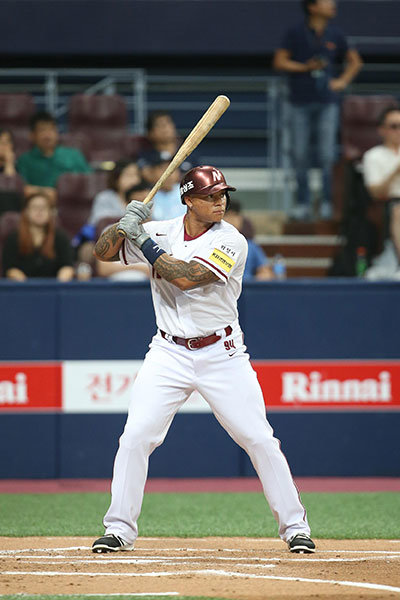 지난 29일 데뷔전을 치른 초이스. 사진제공|넥센 히어로즈