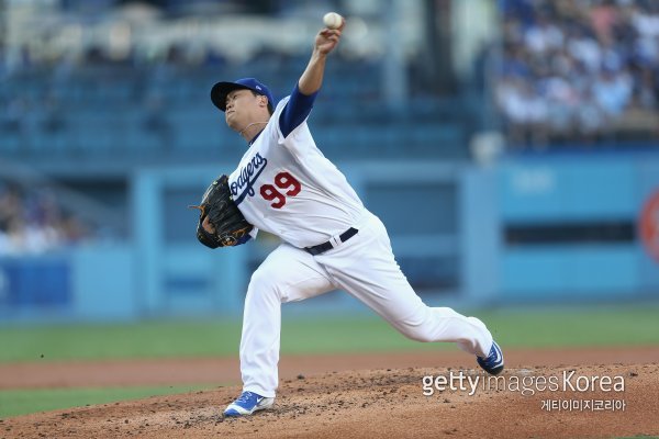 LA 다저스 류현진. 사진=ⓒGettyimages이매진스