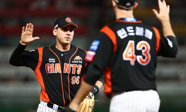 롯데 번즈. 사진제공|롯데 자이언츠