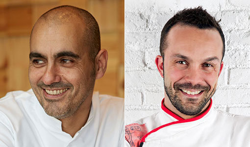 라파엘 센티노 셰프(왼쪽)와 이반 도밍게스 셰프. 사진제공｜포시즌스호텔서울