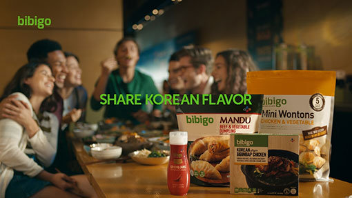 CJ제일제당 비비고 브랜드 광고 이미지