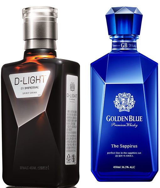 디-라이트 바이 임페리얼-골든블루 사피루스(오른쪽)