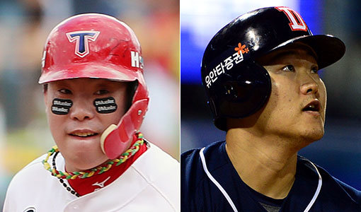 KIA 나지완-두산 오재일(오른쪽). 사진｜스포츠동아DB·스포츠코리아