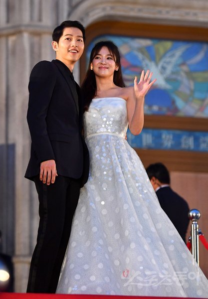 배우 송중기-송혜교. 스포츠동아DB