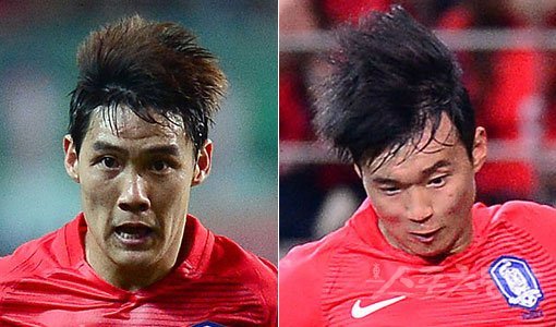 축구대표팀 최철순-김진수(오른쪽). 스포츠동아DB