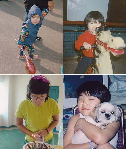 박성현의 유년시절 모습. 사진제공|세마스포츠마케팅