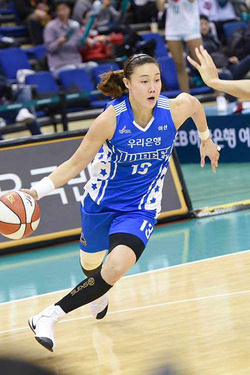 우리은행 김정은. 사진제공|WKBL