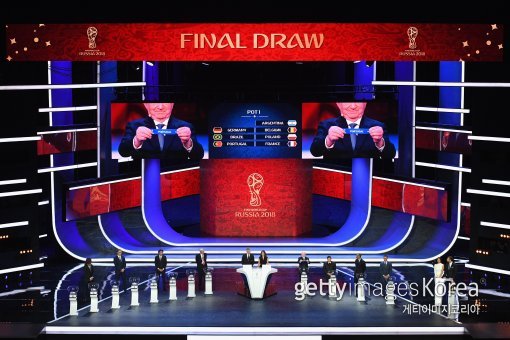 2018 러시아월드컵 조추첨. 사진=게티이미지코리아