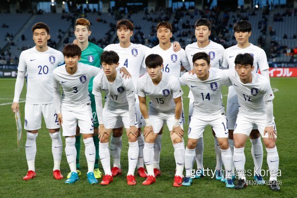 한국 남자축구대표팀. 사진=게티이미지코리아
