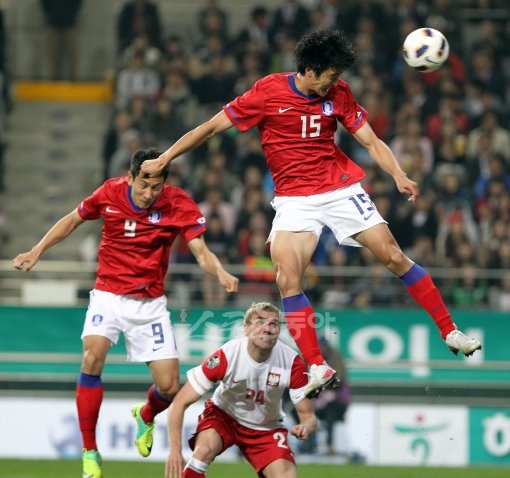 지난 2011년 한국과 폴란드의 맞대결 장면. 스포츠동아DB