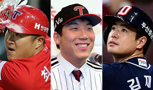 KIA 최형우-LG 김현수-두산 김재환(왼쪽부터). 사진｜스포츠동아DB·스포츠코리아