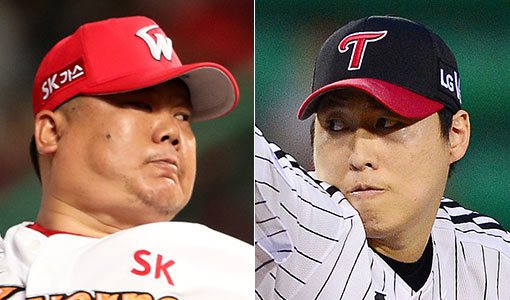 SK 채병용-LG 차우찬(오른쪽). 사진｜스포츠동아DB·스포츠코리아