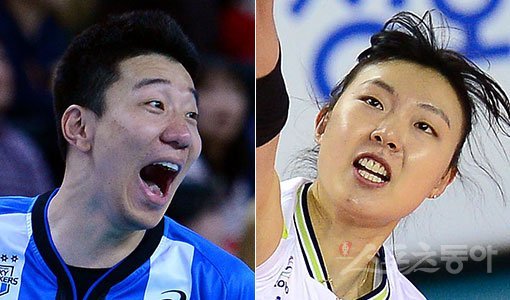 현대캐피탈 신영석-현대건설 양효진(오른쪽). 스포츠동아DB