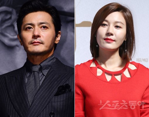 배우 장동건(왼쪽)-김하늘. 스포츠동아DB·동아닷컴DB