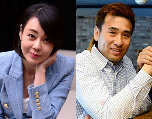 배우 김윤진(왼쪽)-김병지 김병지스포츠문화진흥원 이사장. 스포츠동아DB