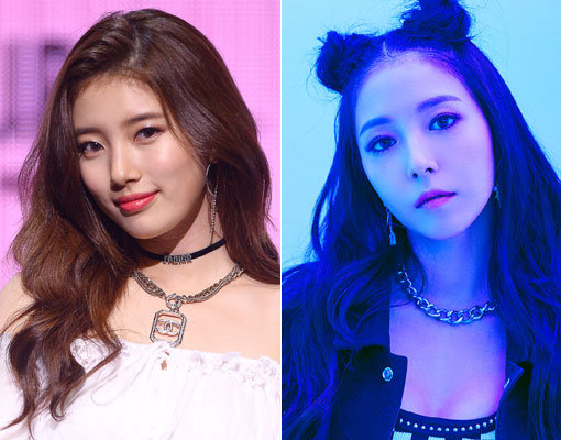 가수 수지(왼쪽)-보아. 사진｜스포츠동아DB·SM엔터테인먼트