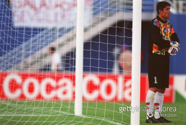 1994 미국 월드컵 당시 최인영. 사진=게티이미지코리아