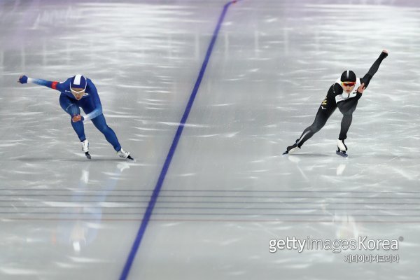 여자 스피드스케이팅대표 이상화(왼쪽). 사진=게티이미지코리아