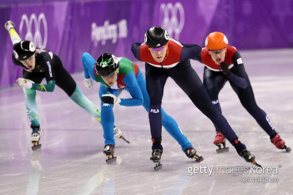 쇼트트랙 경기중인 테르모르스. 사진=게티이미지코리아
