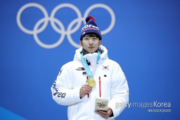 남자 쇼트트랙 1500m 금메달리스트 임효준. 사진=게티이미지코리아