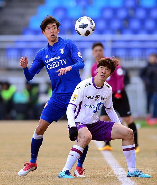 전남 하태균(오른쪽). 수원 ｜ 김민성 기자 marineboy@donga.com