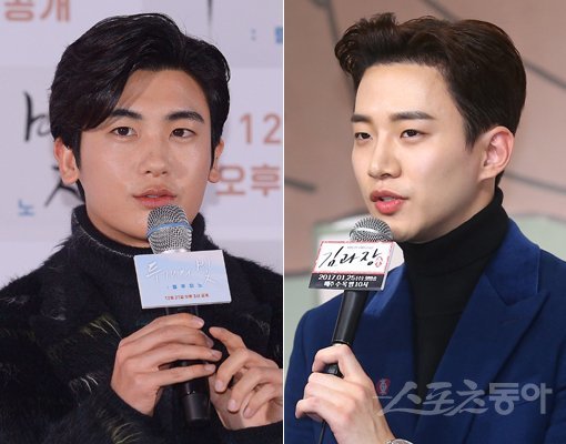 배우 박형식(왼쪽)-이준호. 스포츠동아DB·동아닷컴DB