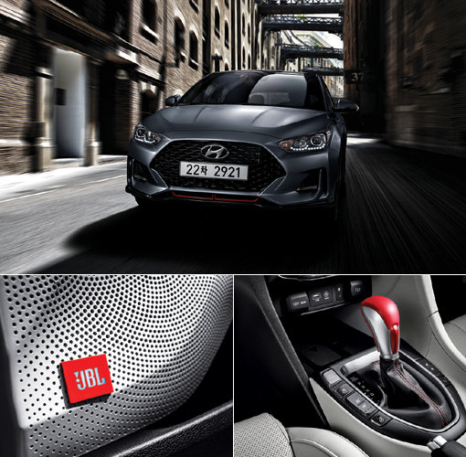현대차는 지난 2월 출시한 신형 벨로스터의 사운드 품질과 고급감을 대폭 강화한 ‘JBL 익스트림 사운드 에디션’ 트림을 출시하고 본격 판매에 돌입했다. 사진제공｜현대차