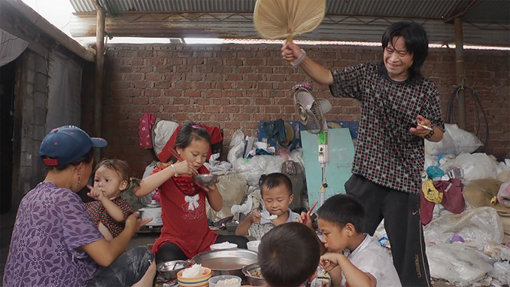 영화 ‘플라스틱 차이나’의 한 장면. 사진제공｜서울환경영화제