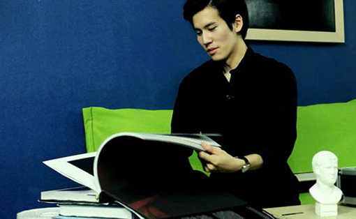 배우 안성기의 아들인 미술가 안다빈. 사진제공|CJ E&M