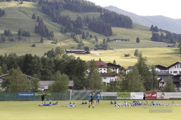 지난 2015년 레오강에서 훈련을 진행한 독일 U-21 대표팀. 사진=게티이미지코리아