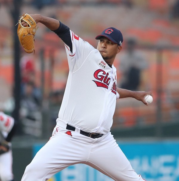 롯데 듀브론트. 사진제공｜롯데 자이언츠