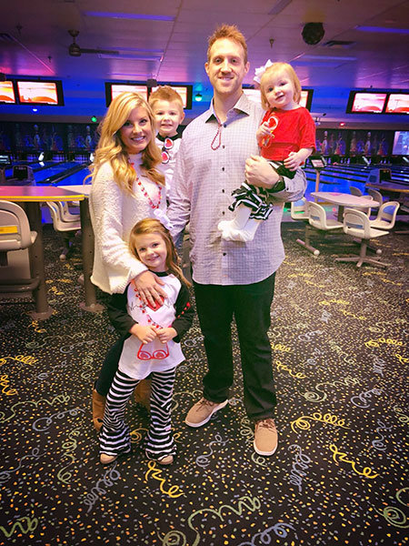 두산 조쉬 린드블럼의 자녀들. 왼쪽부터 막내딸 먼로, 첫째딸 프레슬리, 아들 팔머. 사진제공 | 조쉬 린드블럼