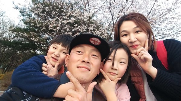 SK 박정배 가족사진. 사진제공 | 박정배