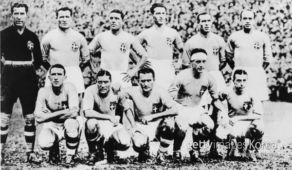 1934년 이탈리아 축구대표팀. 사진=게티이미지코리아