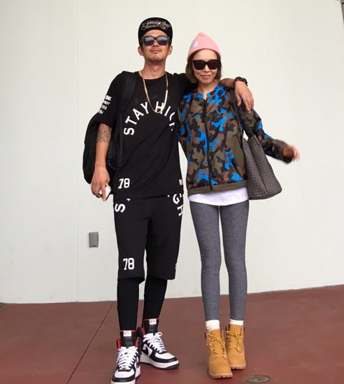 DJ DOC 이하늘과 여자친구. 사진제공|소속사